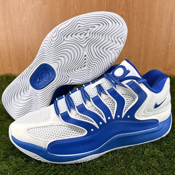 Nike Other - Nike KD 18 TB White Game Royal Basketball Shoes IH5096-104 Men's Size 10
